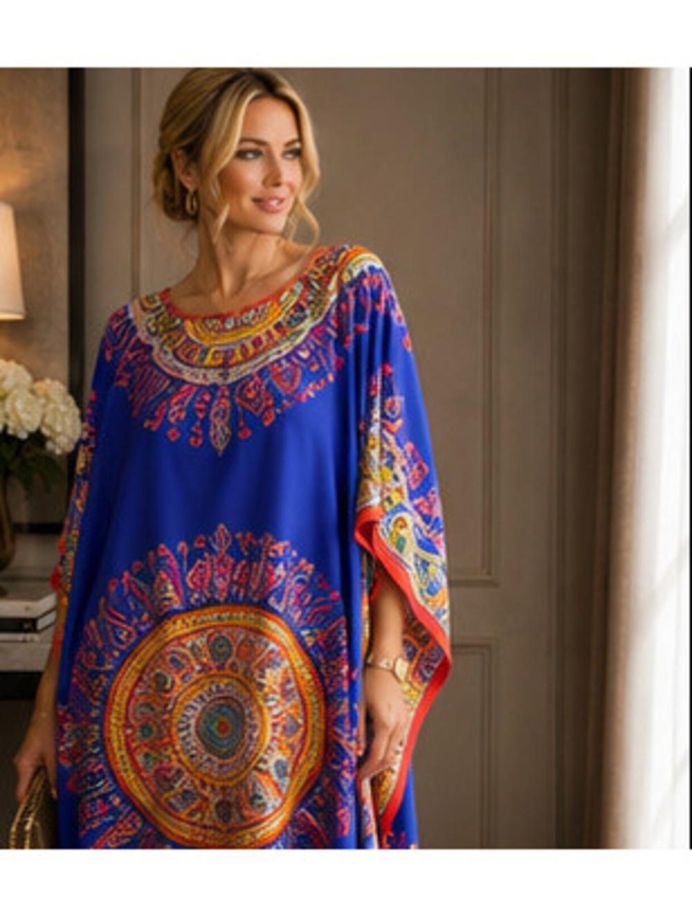 Camilla Colorful Geometric Mandala Tunic